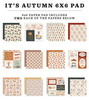 3 Pack - Carta Bella Double-Sided Paper Pad 6"X6"-It's Autumn - 5A0033GC-1H556
