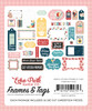 3 Pack - Echo Park Ephemera-Frames & Tags, Mom's Kitchen - 5A0033TN-1H5GL