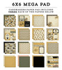 Carta Bella Double-Sided Cardmakers Mega Paper Pad 6"X6"-Honey Bee - 5A0033J7-1H574