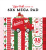 Echo Park Double-Sided Cardmakers Mega Pad 6"X6"-Santa's Christmas Delivery 5A0033QF-1H5D9 - 810192592548