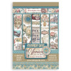 Stamperia A5 Washi Pad 8/Pkg-Venice City of Art - 5A0031R8-1H3CR - 5993110044123
