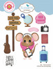 Elizabeth Craft Metal Dies-Travel Accessories - 5A0032GS-1H466 - 741527317829