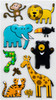 3 Pack - Sticko Dimensional Stickers-Zoo - PP1PVC29