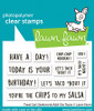 Lawn Fawn Clear Stamps 3"X2"-Treat Cart Sentiment Add-On: Tacos - 5A0032HN-1H47V - 783385671798