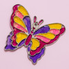 6 Pack - Colorbok Makit & Bakit Suncatcher Kit-Large Butterfly - TB-47650