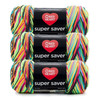 8 Pack - Red Heart Super Saver Yarn 3/Pack-Blacklight - 5A002164-1G4CN - 726465500397