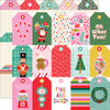 25 Pack Hard Candy Christmas Double-Sided Cardstock 12"X12"-Tag Elements 5A0034YC-1H6F6 - 810191521037