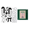 Hero Arts Stamp & Cut-Candy Cane Swag - 5A003529-1H6LR Hero Arts Stamp & Cut-Candy Cane Swag - 5A003529-1H6LR