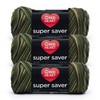 8 Pack - Red Heart Super Saver Yarn 3/Pack-Camouflage - 5A00216V-1G4C7 - 726465500908