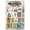 AALL And Create A5 Photopolymer Clear Stamp Set-Roofline Friends - 5A0034ZL-1H6H9 - 5061097790248