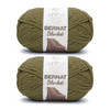 12 Pack - Bernat Blanket Big Ball Yarn 2/Pack-Olive - 5A00214L-1G4B5 - 726465500236
