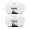 12 Pack - Bernat Blanket Big Ball Yarn 2/Pack-White - 5A00214B-1G4CW - 726465500304