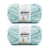 12 Pack - Bernat Baby Blanket Big Ball Yarn 2 Pack-Blue Green - 5A002K5P-1GLRM - 726465300232