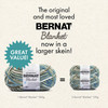 12 Pack - Bernat Blanket Big Ball Yarn 2 Pack-Country Blue - 5A002K75-1GLPC