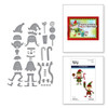 Spellbinders Etched Dies By Simon Hurley-Santa's Elves, North Pole Friends - 5A00352V-1H6K8
