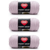 8 Pack Red Heart Super Saver Yarn 3 Pack-Pale Plum 5A002K95-1GLP5 - 726465300140