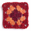 Red Heart All In One Granny Square Petite Yarn-Foxy - 5A002X8L-1GY7F