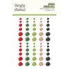 Simple Stories Glossy Enamel Dots 60/Pkg-Simple Vintage Believe - 5A0034XR-1H69S - 810191520887