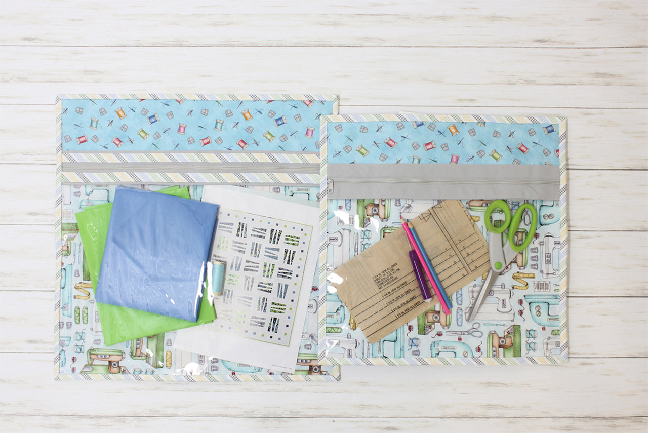 June Tailor Quilt As You Go Project Bag Kit-White Zippity-Do-Done(TM)