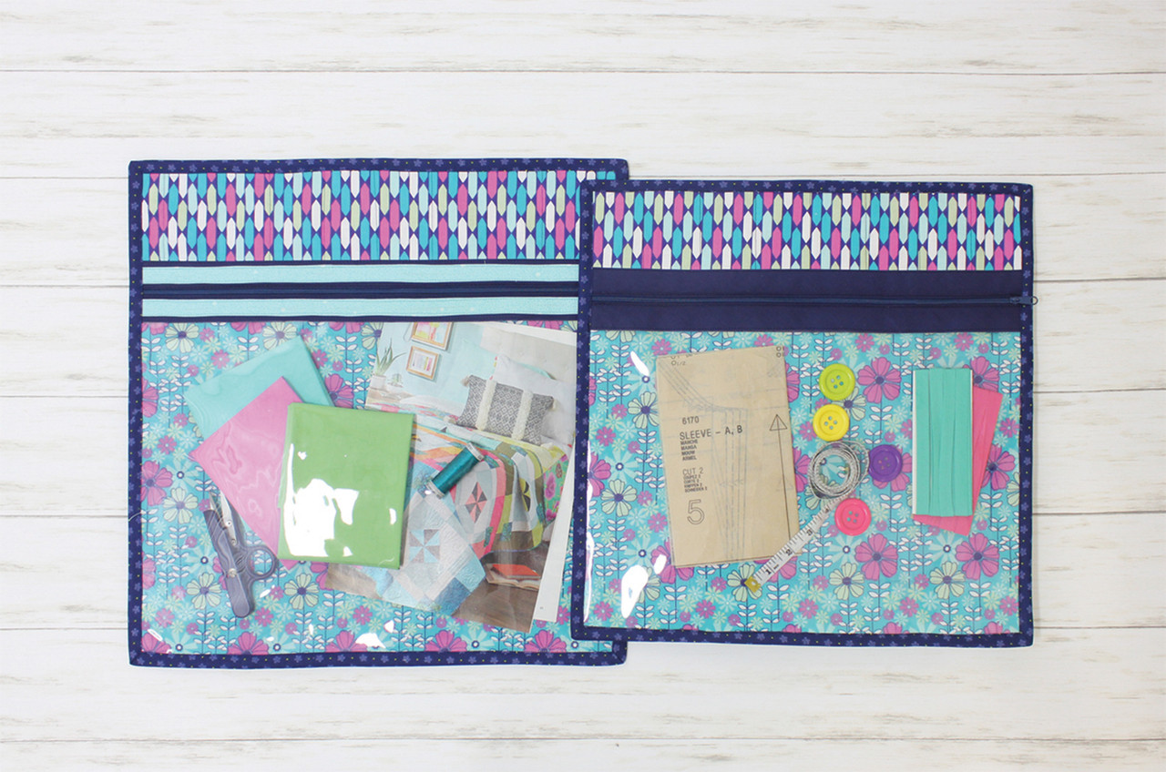June Tailor Quilt As You Go Project Bag Kit-White Zippity-Do-Done(TM)