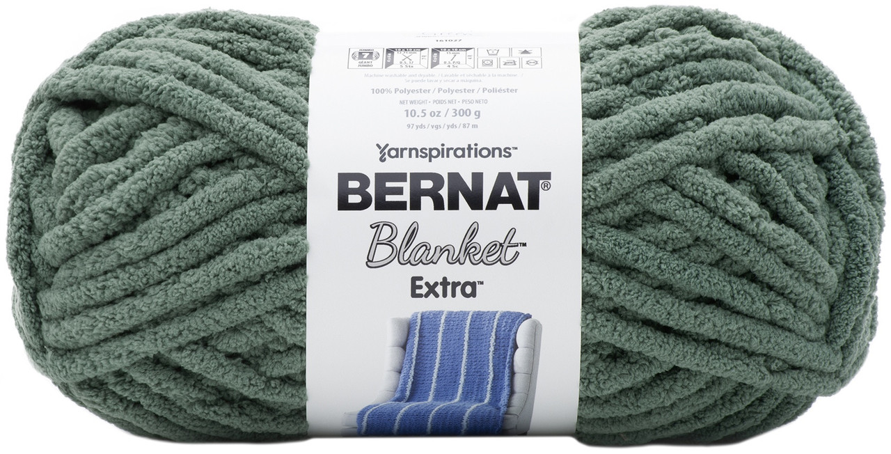 Bernat Blanket Extra Yarn-Smoky Green 1610272-7040 - GettyCrafts