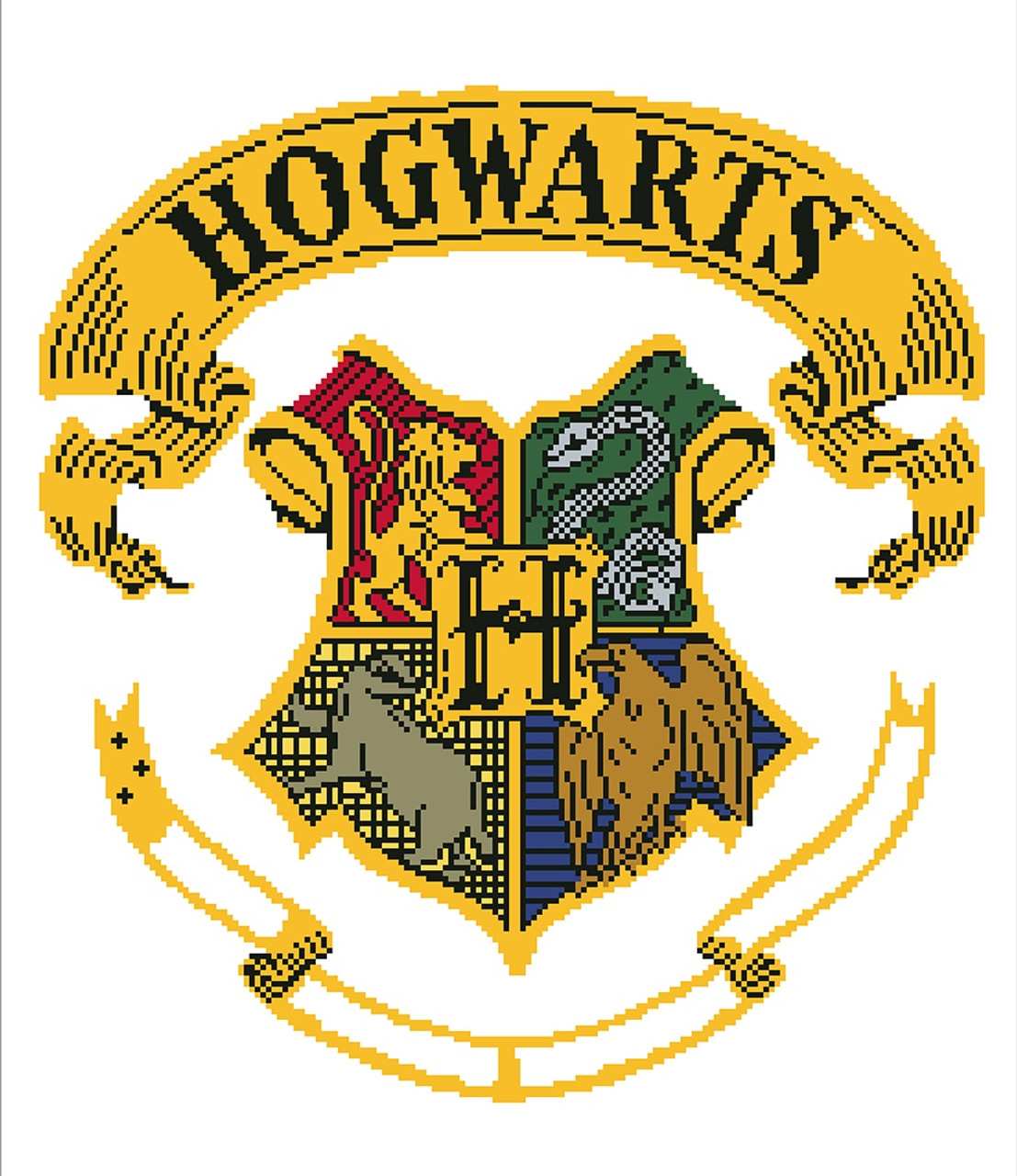 Harry Potter Hogwarts HERALDRY Cross Stitch Kit for sale online