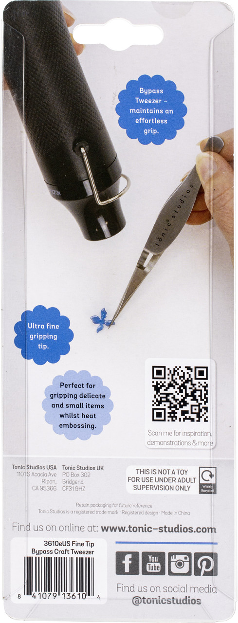 Sizzix Tweezers - Curved Fine Tip