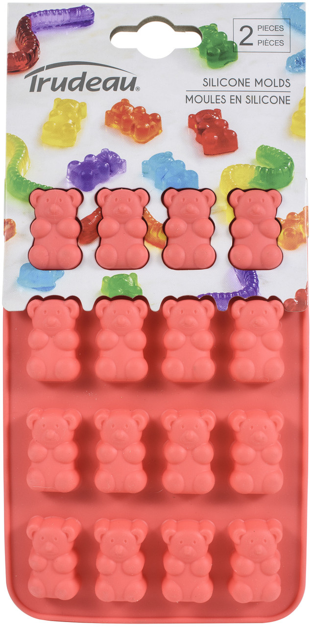 Lorann Oils, Inc. Silicone Gummy Bear Molds, 2 Pack