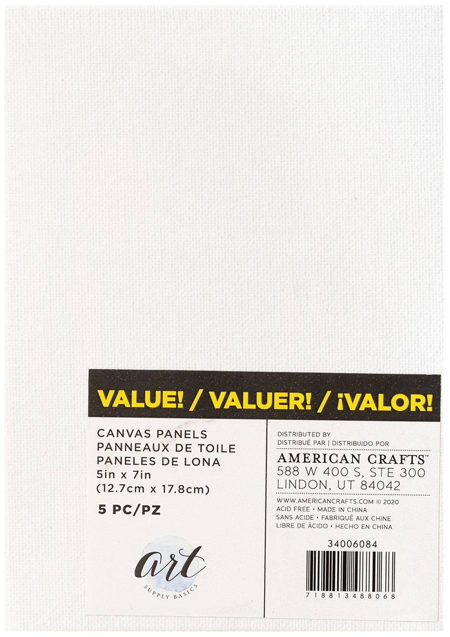 Strathmore Canvas Panels 5x7 16/Pkg