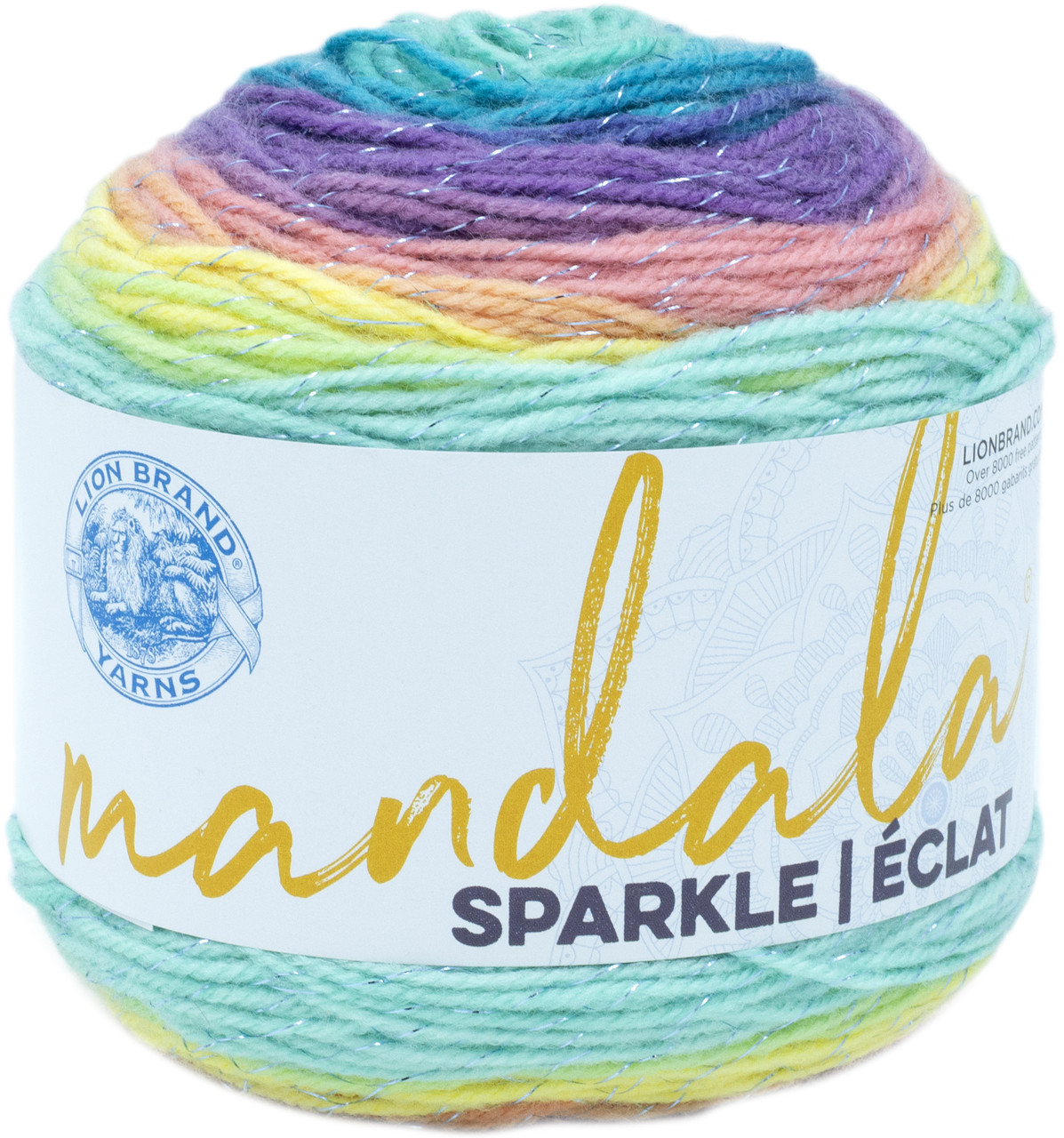 Lion Brand Mandala Sparkle Yarn Draco