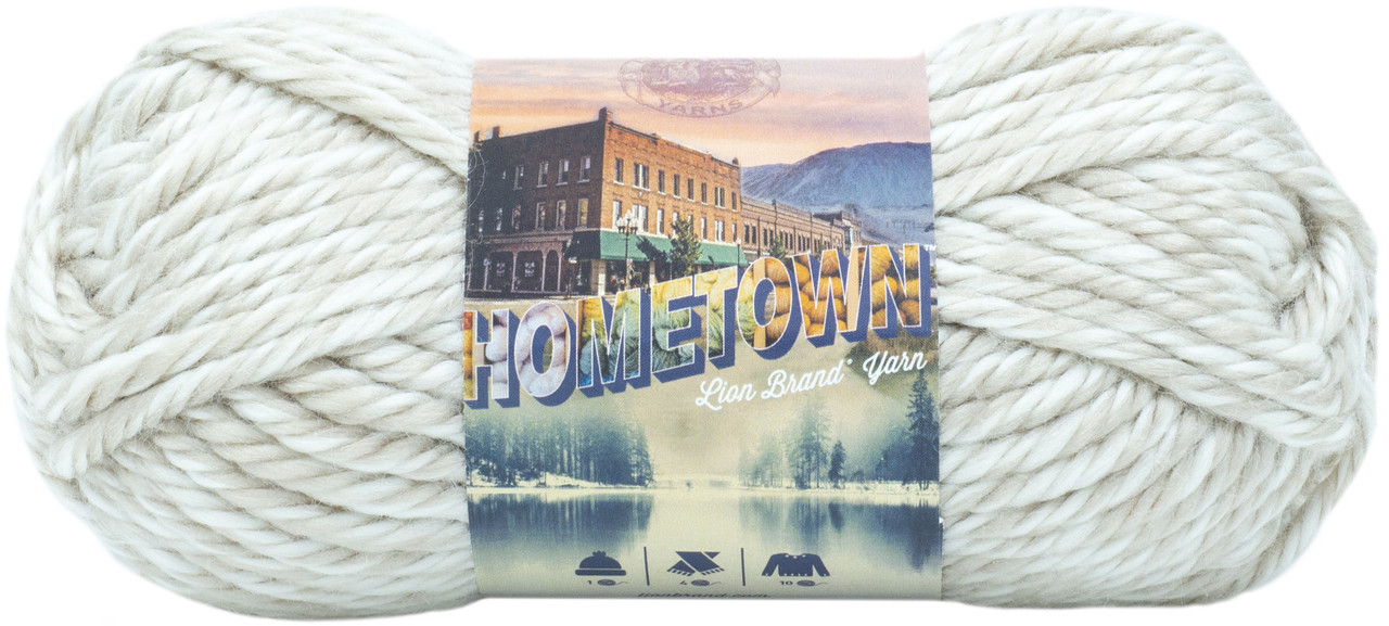 6 Pack) Lion Brand Yarn Hometown Yarn, Chicago Charcoal