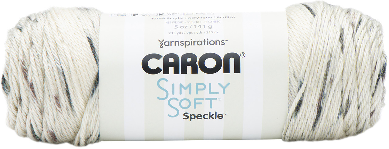  CARON Simply Soft Speckle Yarn, Galaxy