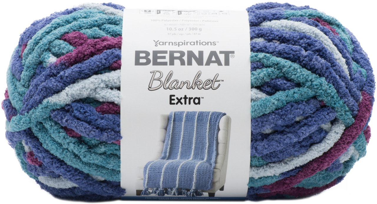 Bernat Blanket Extra 10.5oz/300g Bulky 7 vintage Teal 