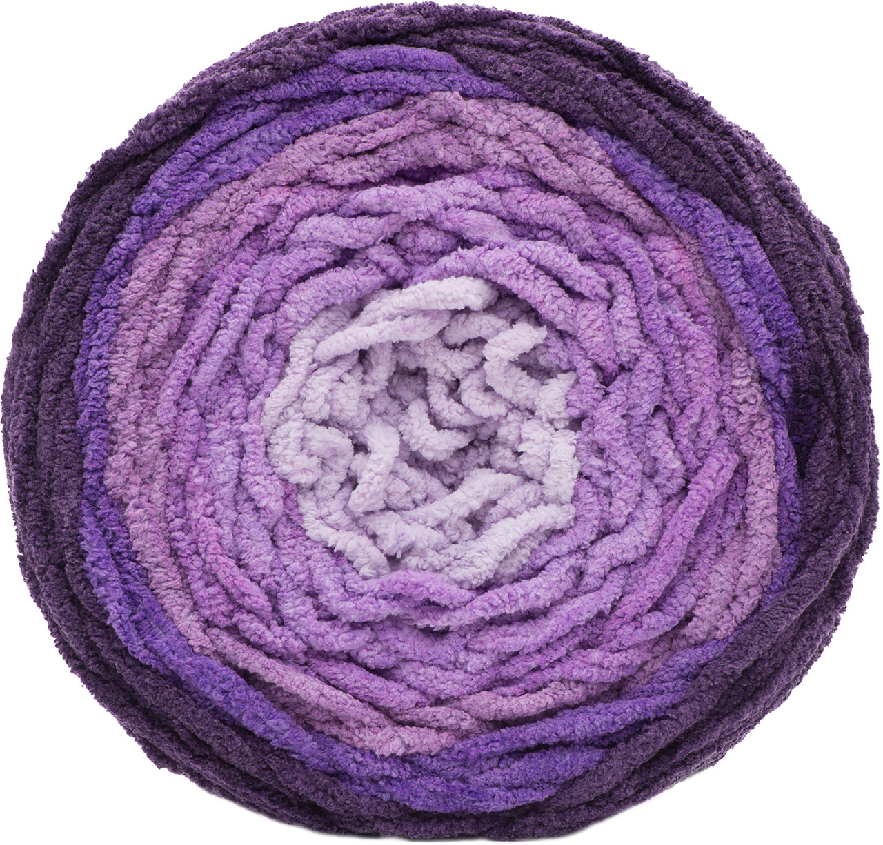 2 Pack Bernat Blanket Ombre Yarn Eggplant Ombre 161036 36004