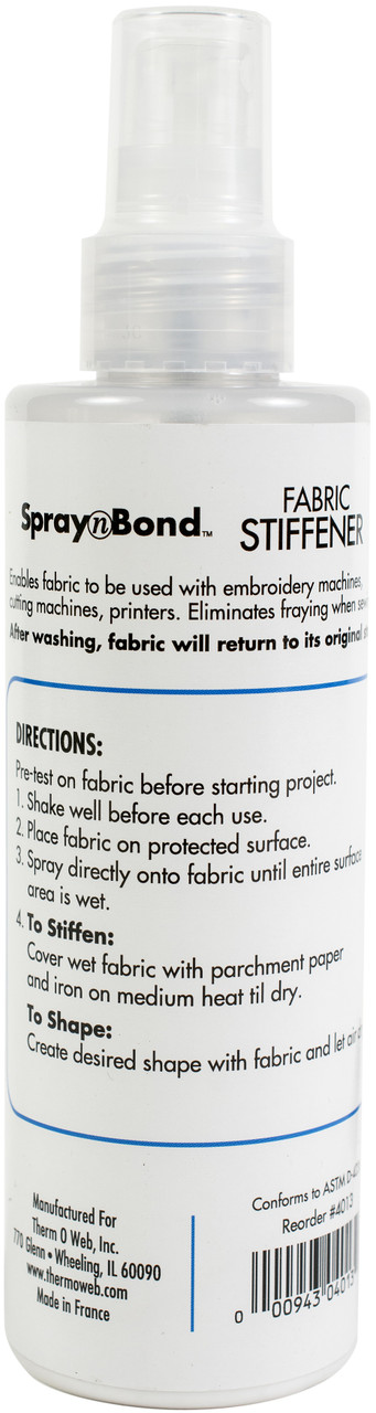 SpraynBond Fabric Stiffener
