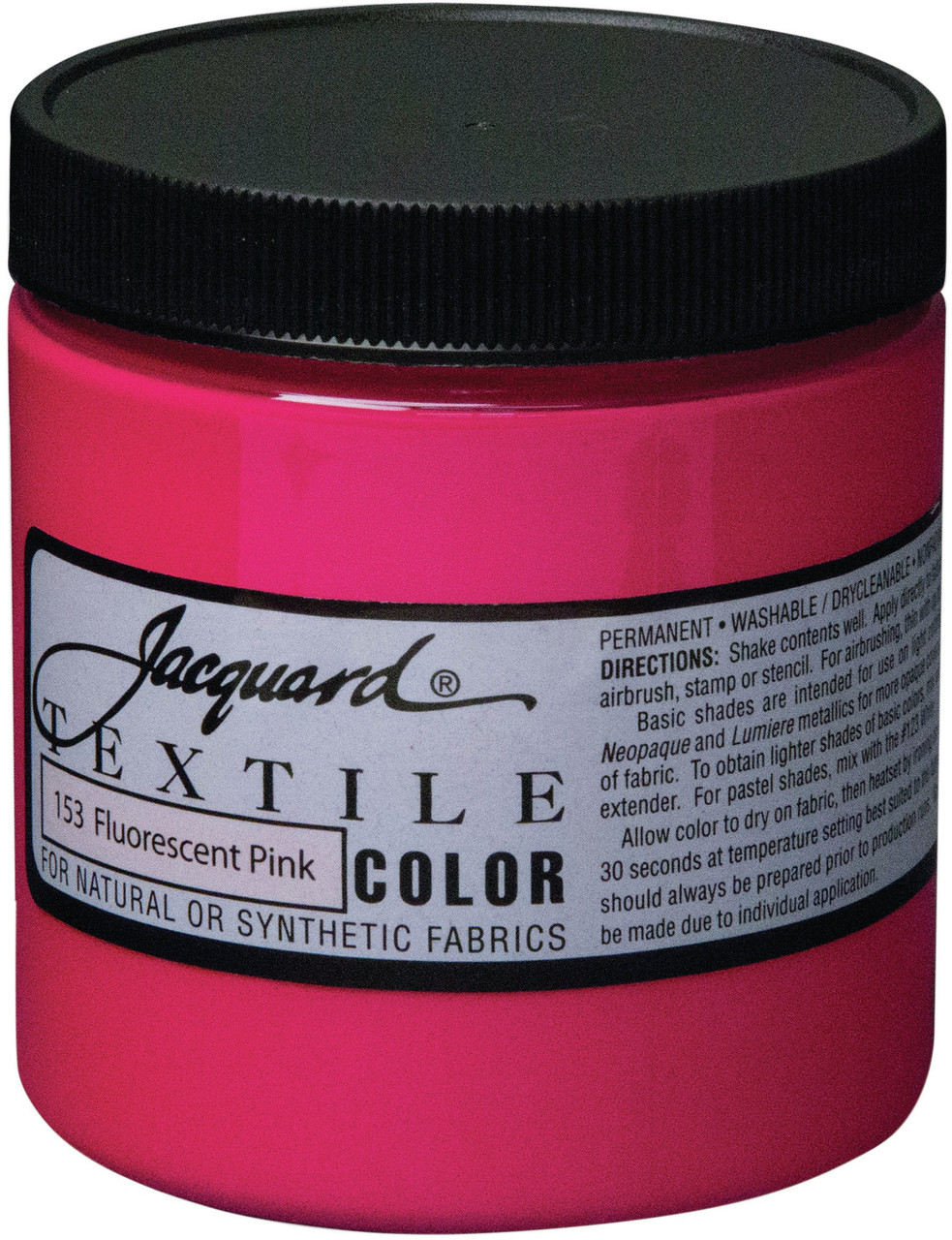 Jacquard Textile Color Fabric Paint 8oz - Scarlet Red