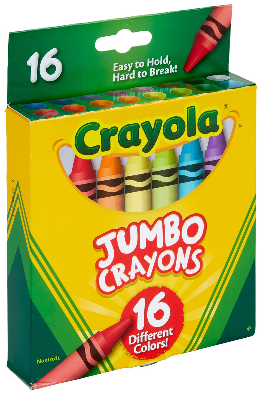 2 Pack Crayola Jumbo Crayons-16/Pkg 52-0390 - GettyCrafts