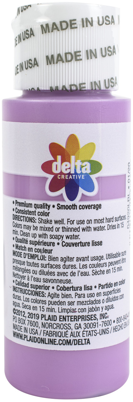 Delta Ceramcoat Acrylic Paint 2Oz-Lotus Blossom