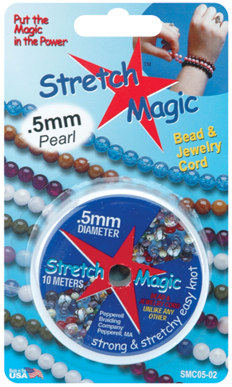 Stretch Magic Bead & Jewelry Cord .5mmX10m-Clear - 725879206512