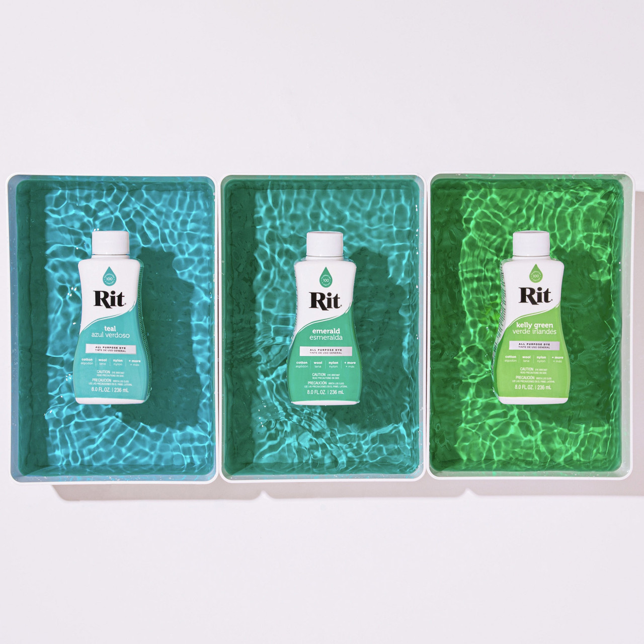 3 Pack Rit Dye Liquid 8oz-Hyacinth 8-8410 - GettyCrafts