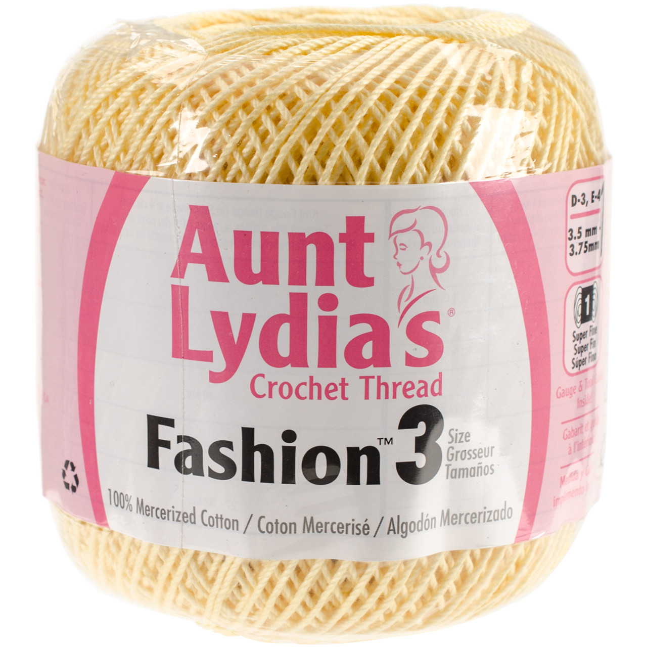 Aunt Lydia Fashion Crochet Thread Size 3: Coffee - 073650797255