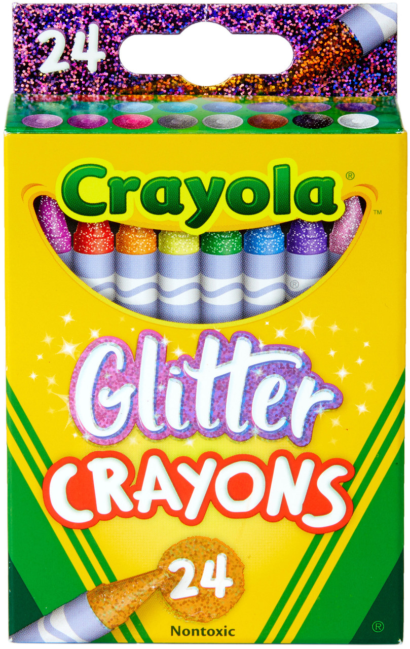  Crayola Glitter Markers, Assorted Colors, Art Supplies