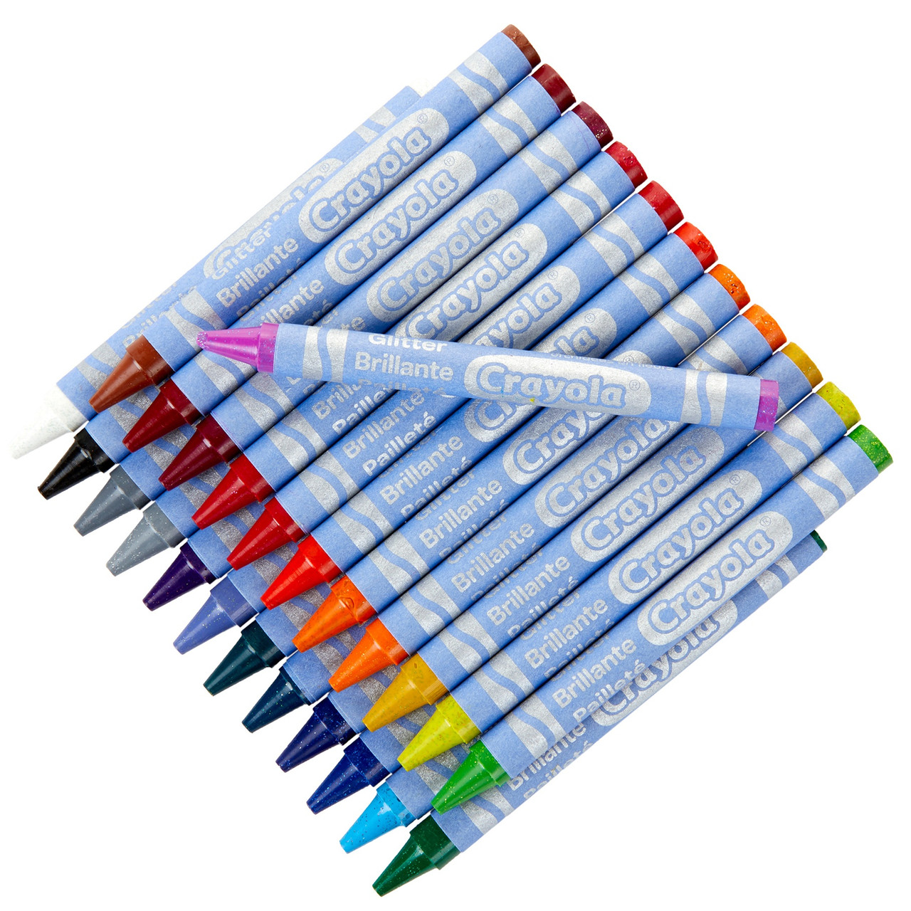 Crayola Crayons-Glitter 24/Pkg 52-3715 - GettyCrafts