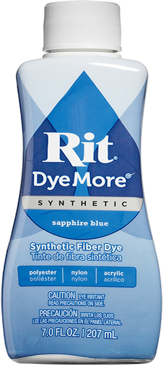 3 Pack Rit Dye More Synthetic 7oz-Sapphire Blue 020-441 - GettyCrafts
