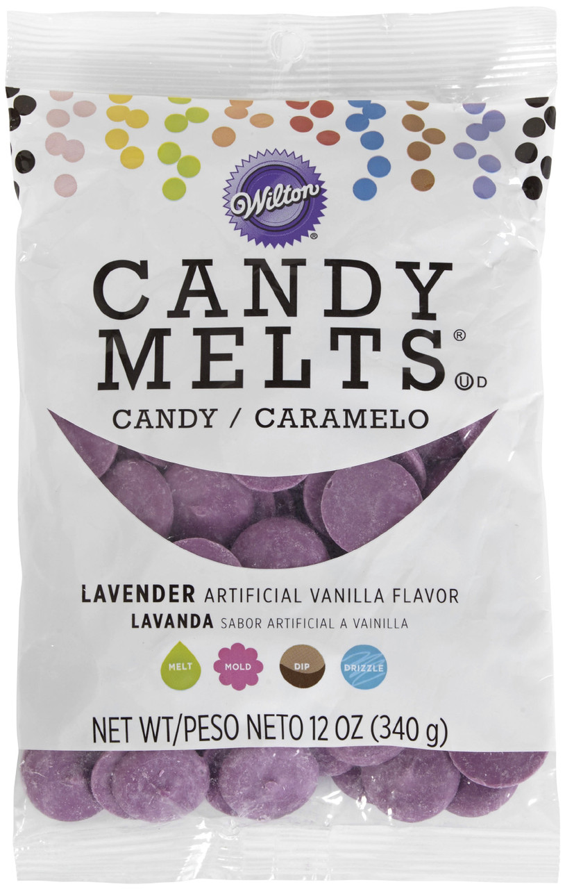 5 Pack Wilton Candy Melts Flavored 12oz-Lavender, Vanilla W1911-60-6069 -  GettyCrafts