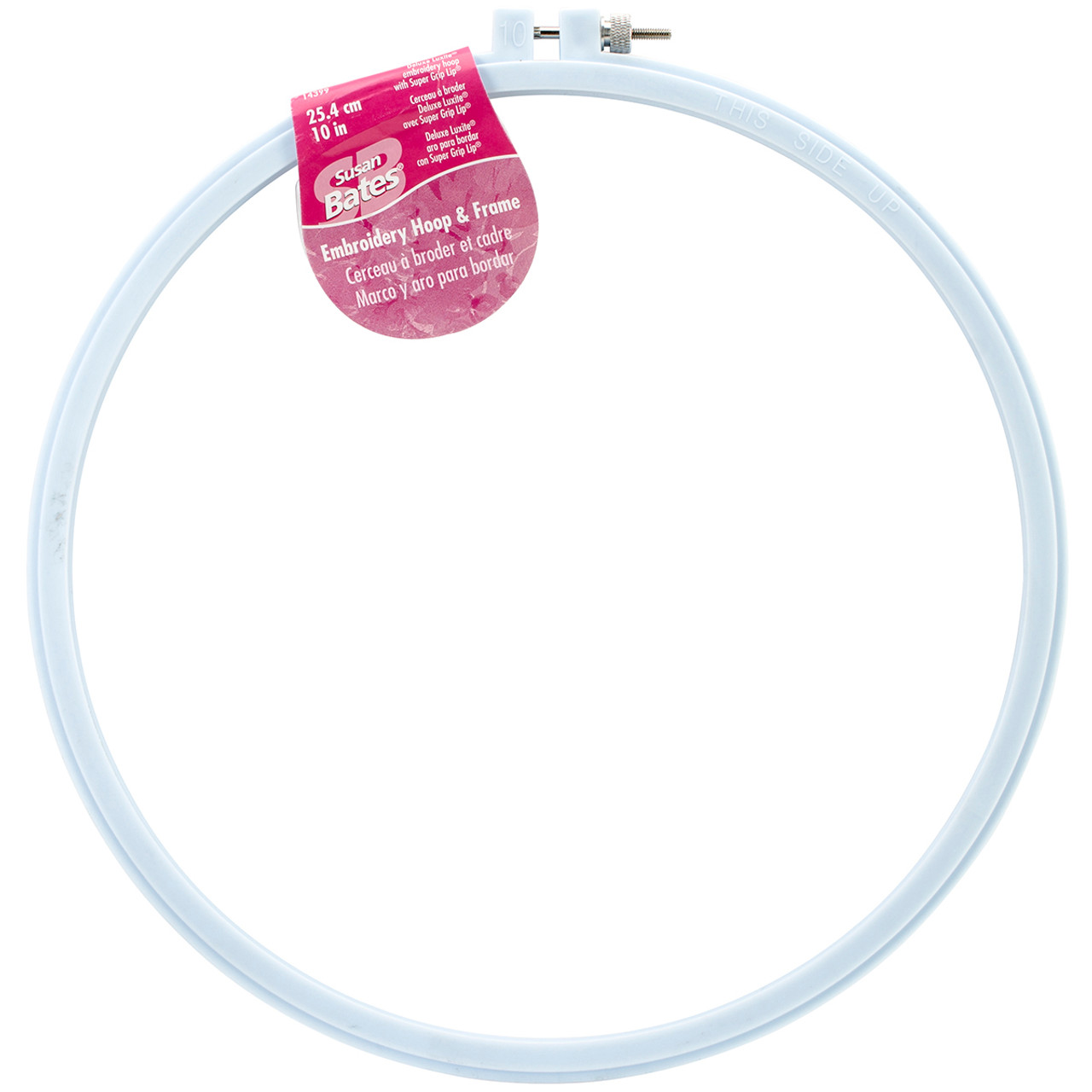 Bates Hoop-La Plastic Embroidery Hoop 7