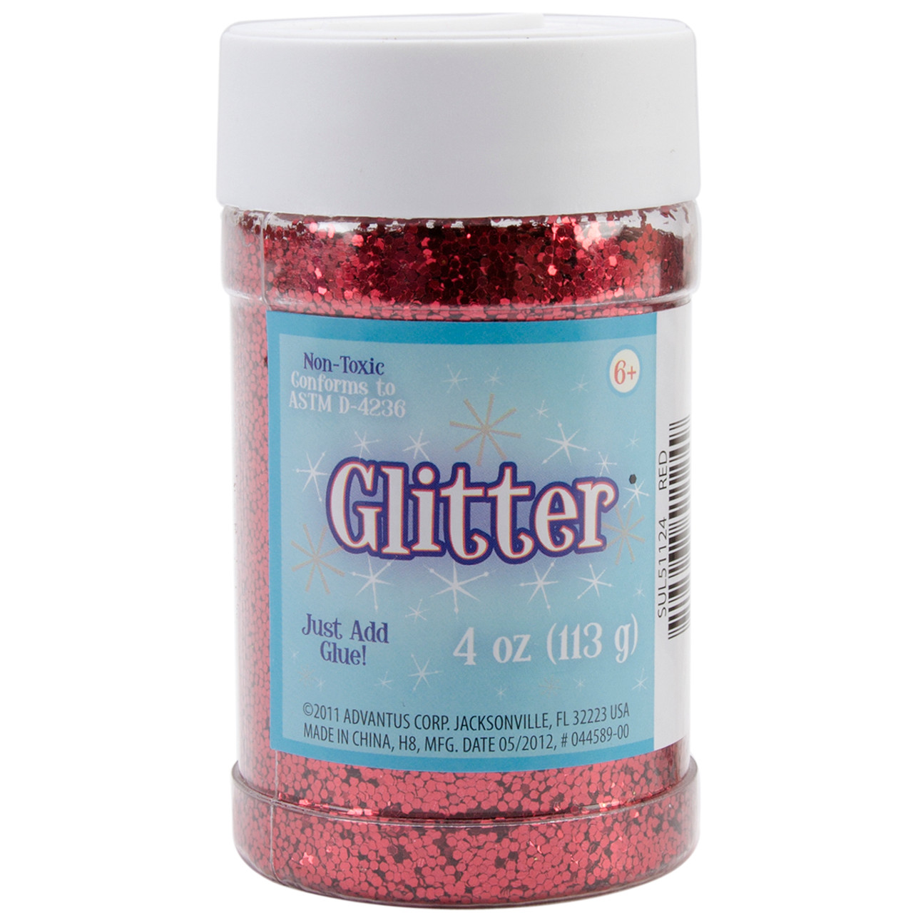 3 Pack Sulyn Glitter 4oz-Red SUL4OZ-51124 - GettyCrafts