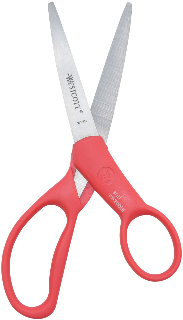 Westcott Kleencut Kids Scissors, Blunt, 5, Assorted Colors (42516)