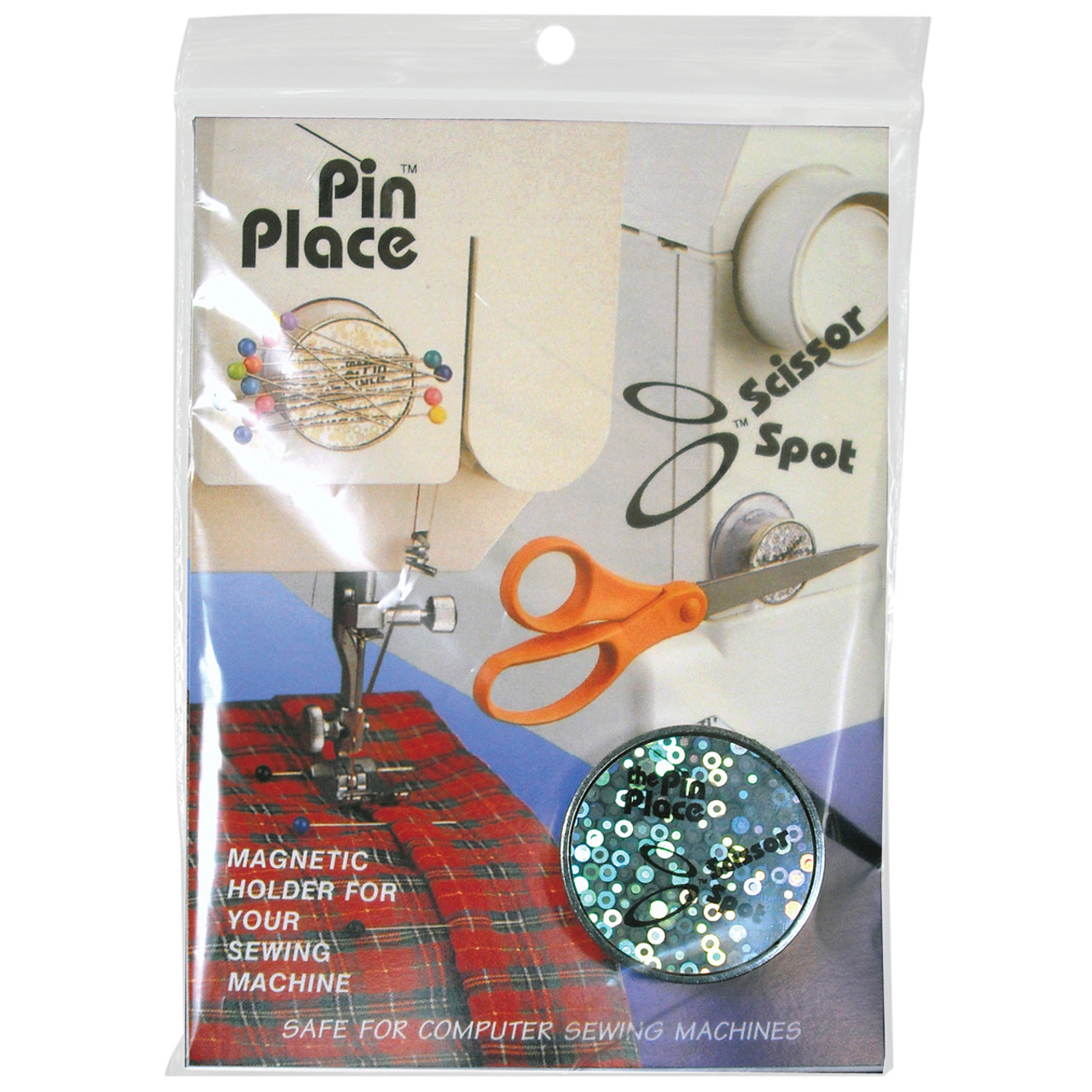 Grabbit Magnetic Pincushion W-50 Pins-Red