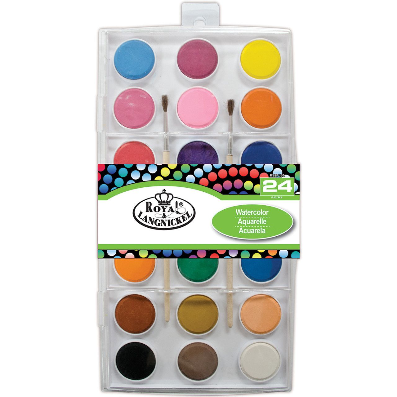 Colour Block Watercolor Cake Art Set - 37pc